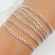 Sterling silver Curb Link Chain
